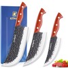 Professional Butcher Knife Set, Hand Forged Heavy Duty Meat Cleaver