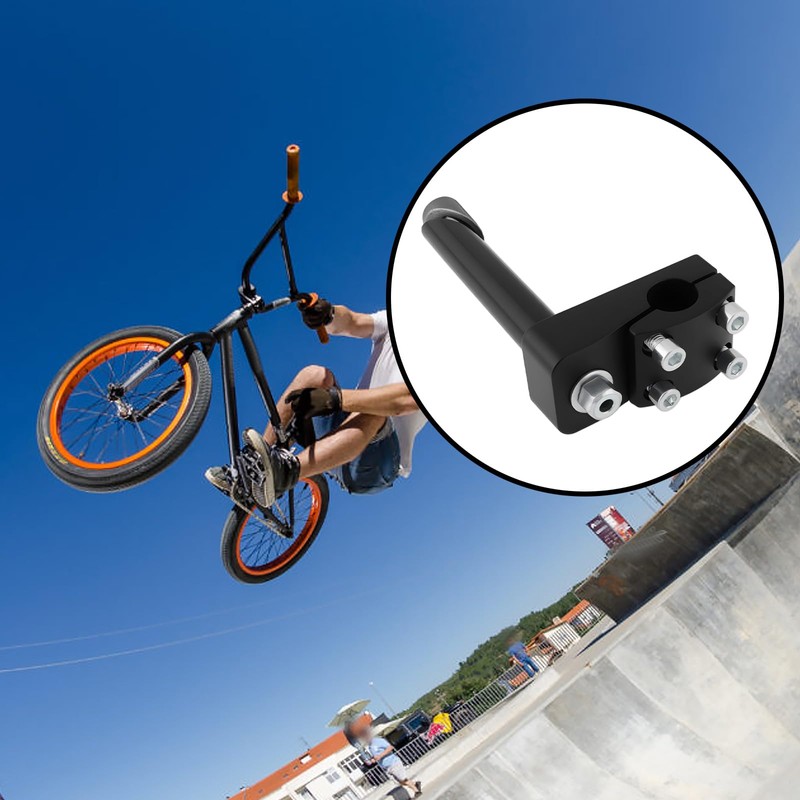 YINETTECH 1pc 21.1mm Insertion BMX Handlebar Stem 150mm Compatible with