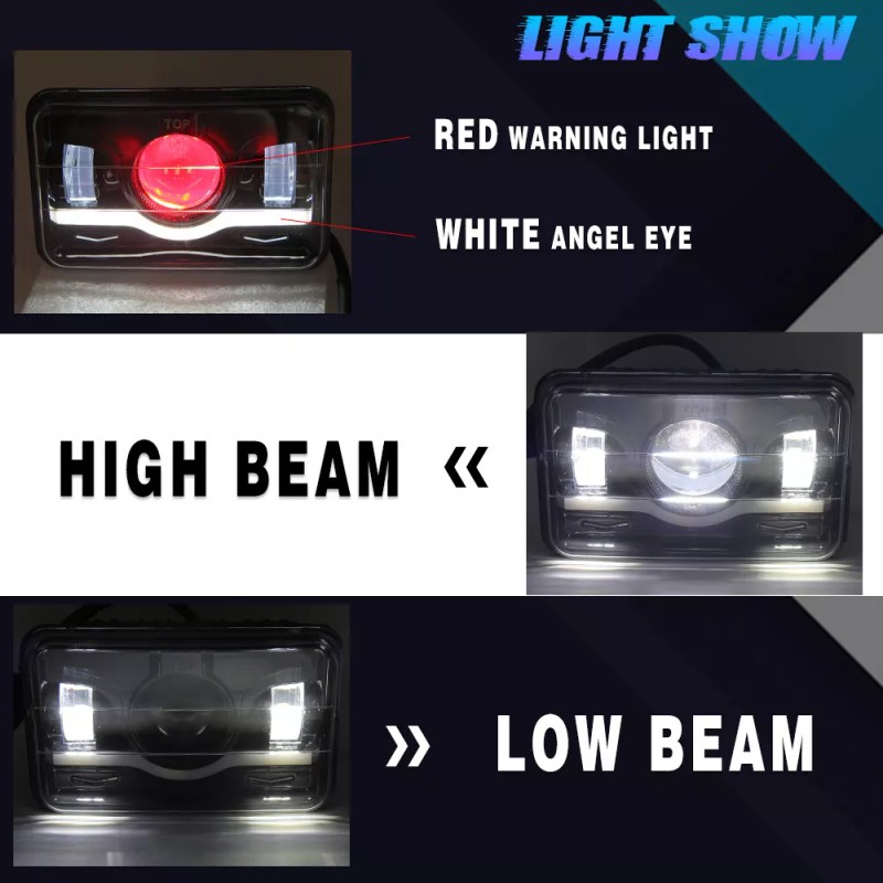 Colight For Suzuki DRZ400SM DRZ400S DRZ400 4x6" LED Headlight Projector