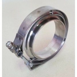 Custom Fab Shop Stainless Steel Vband V-band Assembly Kit 3.00" ID Custom Turbo Exhaust System