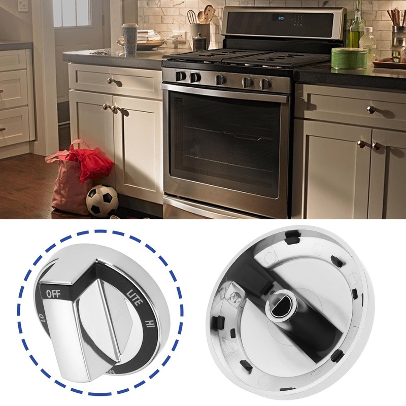 Briny River 1pc Burner Control Knob Gas Hob Knob WPW10180180