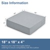 Shinnwa Gel Memory Foam Recliner Cushion for Elderly, Extra Large
