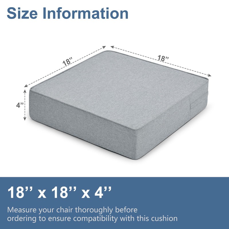 Shinnwa Gel Memory Foam Recliner Cushion for Elderly, Extra Large