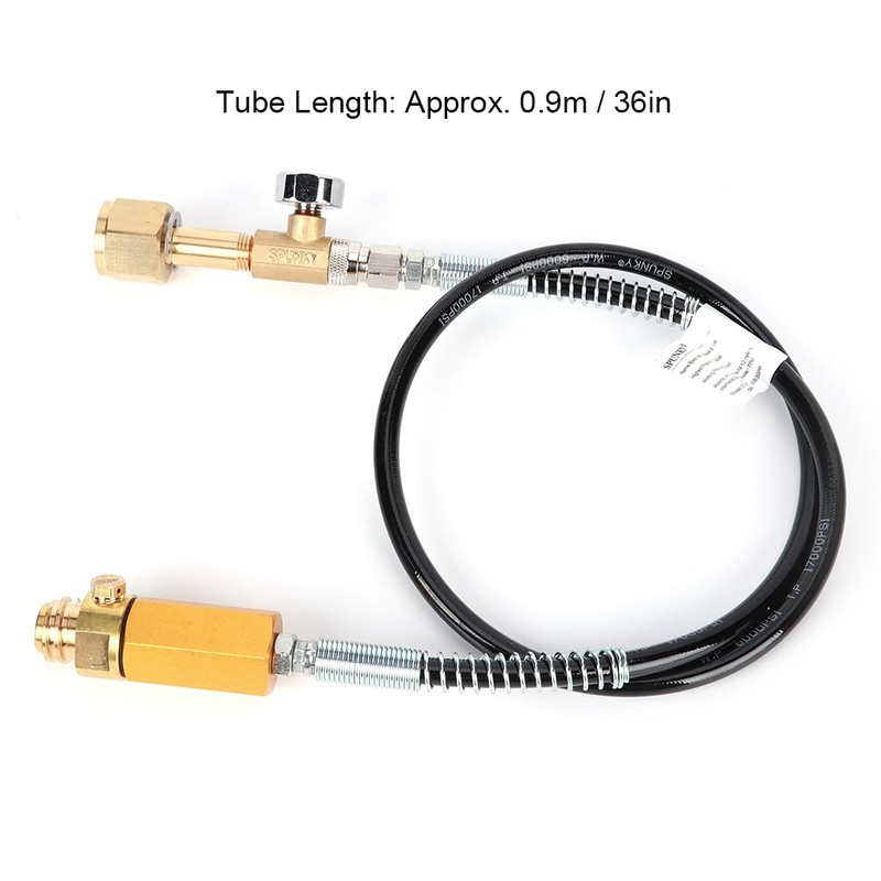 Black High Pressure Soda Hose with 3000psi Meter Kit Accessories
