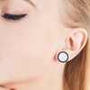Zhichengbosi Big Ear Gauges Kit 24 Pieces Acrylic Tapers and
