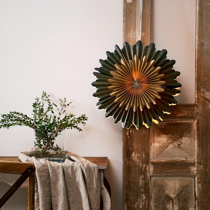 EGLO Christmas Star for Indoor Use, Decorative Paper Star for