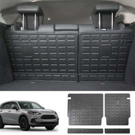 powoq Backrest Mat Compatible with 2023 2024 Honda HRV Trunk Mat TPE Back Seat Protector Replacement for 2023 2024 Honda HRV Accessories (2023-2024 HRV, Rear Backrest Mat)