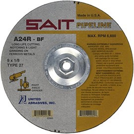 Depressed Center Whl, T27, 9x1/8x5/8-11, AO