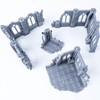 3D Vikings Gothic Ruins Series - Set 1: Three-storey Ruined