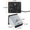 DELSbbq Wall Heater Fan Blower for Dyna-Glo Vent Free Wall