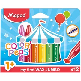 Maped- Crayon esc triang jumbo c/12 maped