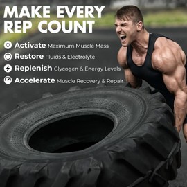 Max Muscle Arm Plus+ Anabolic Recovery Matrix | 25g Whey Protein, 8g Bcaas, 3g Creatine Monohydrate | Amino Acids, Antioxidants, Glutamine, Electrolytes (Orange Citrus Blast, 2.54 lb)