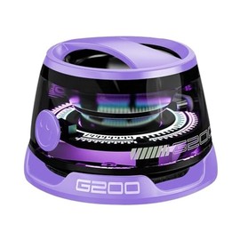 Premium Real Powerful Magnetic Suction Subwoofer with Colorful Ambient Lights Mini Speaker Compatible with Travel Home Office Outdoor