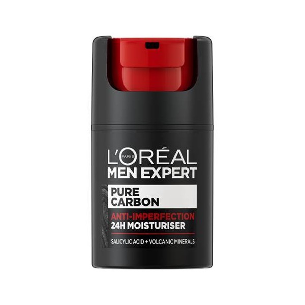 L'oreal Men Pure Carbon Anti Imperfection 24h Cream, 50ml
