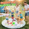Splash Pad Sprinkler for Kids, 59" Light Up Splash Pads