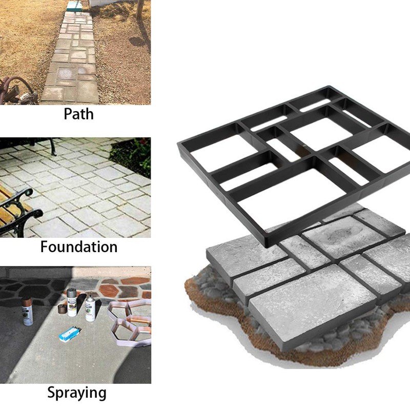 CJGQ Jumbo Size 2Pack Walk Maker Reusable Concrete Path Maker