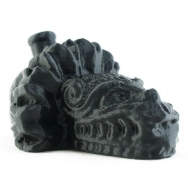 Aztec Quetzalcoatl Death Whistle Black Onyx Feathered Serpent God MADE IN USA