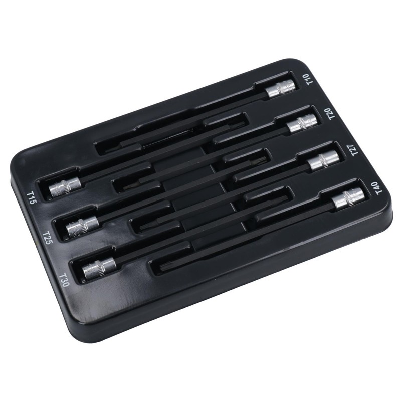 Extra Long Torx Star Impact Bit Sockets T10 – T40