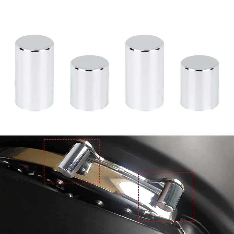 Motorcycle Sissy Bar Luggage Racks Docking Hardware Point Cover Kit