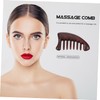 Baluue Sandalwood Massage Comb Wide Tooth Hairdressing Tool for Scalp