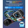 Kussla 3 Channel Dash Cam Front and Rear Inside, 1080P