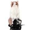 Lifelike Ragdoll Driver Headcover, Cat Plush Stuffed Animal Golf Club