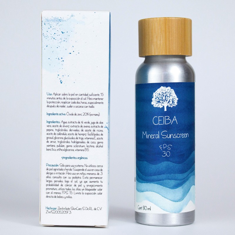 Ceiba Bloqueador Solar Mineral FPS 30