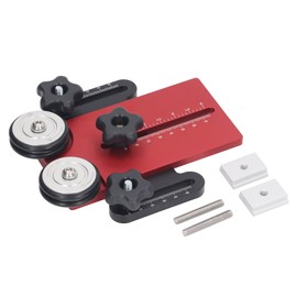 Thin Rip Jig Extended Table Saw Guide Jig Band Saw Device Aluminium Alloy Attachment Table Saw Fence Guide with Clear Scale for Woodworking, Default