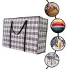 5 Pack Large Storage Laundry Bags Checkered Organizer Bag with