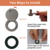 Peephole Cover 1 Set, Peephole Protector for Door Peep Holes
