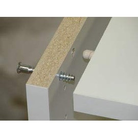 7 mm x 50 mm Highpoint Confirmat Screws, Pozi-Flat Head, Zinc Finish (150)