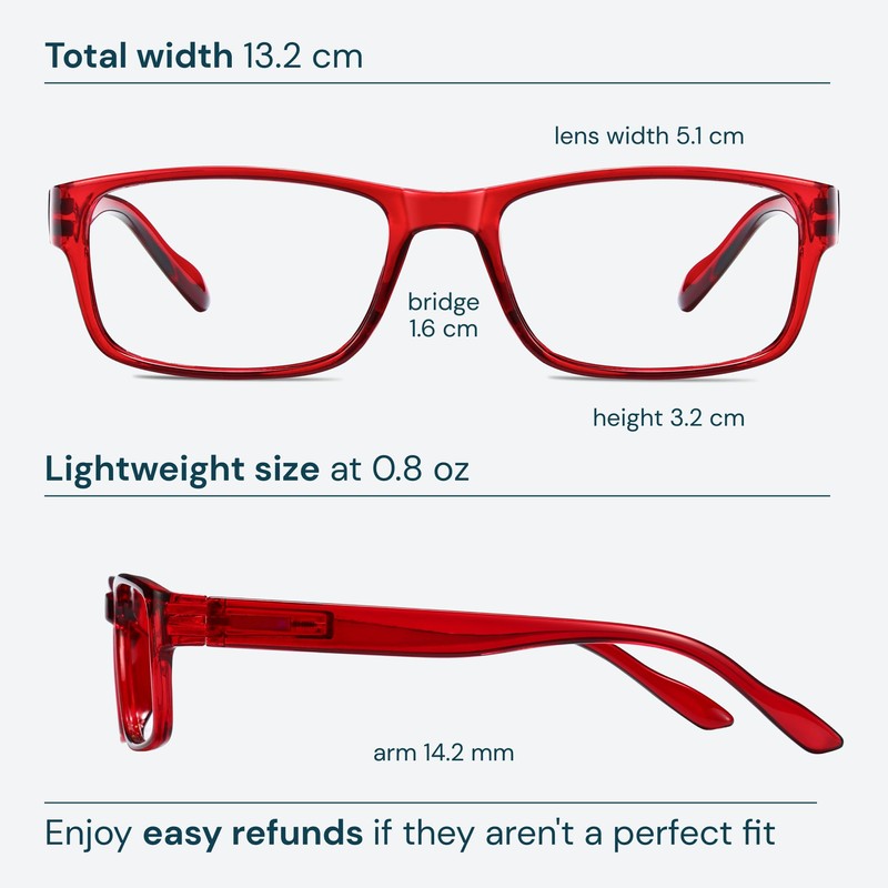 Gaoye Professional Reading Glasses for All Day - Computer Readers