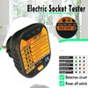 Automatic Electric Socket Tester Outlet Tester Polarity Check Meter Neutral