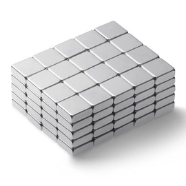BTLIN Neodymium Magnets, Square, Strong Mini Magnet for Fridge Whiteboard, Pin Board, Magnetic Board, Crafts, 5 x 5 x 2 mm, Pack of 100
