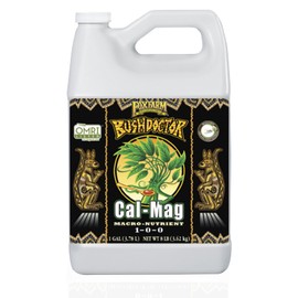FoxFarm BushDoctor Cal-Mag - Liquid Calcium & Magnesium Supplement, Prevents Blossom End Rot & Tip Burn - Formula with 3% Calcium, 0.9% Magnesium for Gardening- NPK 1-0-0 (Gallon)
