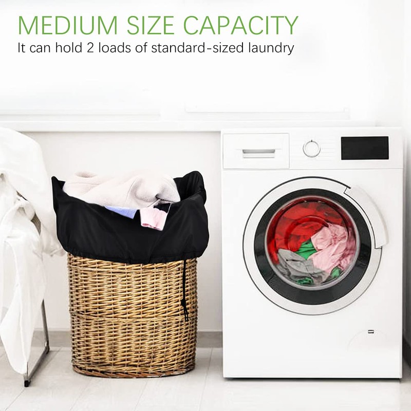 OTraki Laundry Bag Travel Dirty Laundry Hamper with Drawstring Closure,