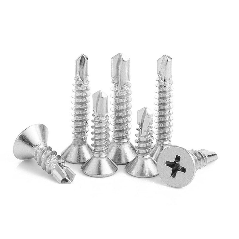 M4.2 Stainless Steel Screws Drill Screws Tapping Screws 16mm/25mm/38mm/50mm 225pcs