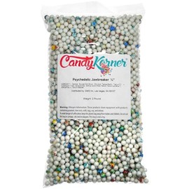 Psychedelic Jawbreakers - 1/4" - 2 Pound (32 Ounces) - By CandyKorner