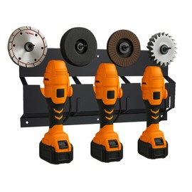 HOSASSPER Angle Grinder Holder Wall Mount,Tool Storage Rack for Angle Grinders, Cutters, Polishers, Grinder Stand Compatible with Milwaukee, DeWalt