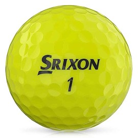 Srixon unisex adult Yellow Golf Ball, Yellow, Dozen US