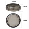 NTHREEAUTO 4PCS Smoked Turn Signals Lens Cover Front Rear Lenses