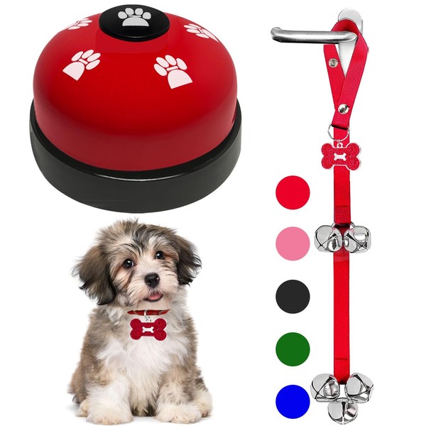 KEXIAVA Pack of 2 Door Bells for Dogs, Training Bells