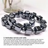 0.4in Terahertz Bracelet Rectangle Beads Good Thermal Conductivity Natural Terahertz