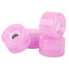4Pcs Skateboard Wheel Set Replacement 78A Hardness PU Translucent Flashing