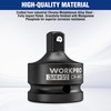 WORKPRO 3/4" F to 1/2" M Impact Socket Adapter, Cr-Mo
