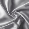 bienDo Bamboo Fitted Sheet, Small Double / 4ft, Grey, Vegan
