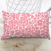 PrintingCo Throw Pillow Cover Pink Cheetah Leopard Print Lumbar Pillow