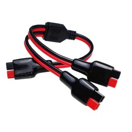 N/A Anderson Style Universal DC Power "Y" Connector 30A Cable Suitable for 10W~200W
