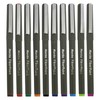 FibrePoint Fineliner Pens, MULTICOLOUR, Extra Fine Tip (0.5mm), Pack of