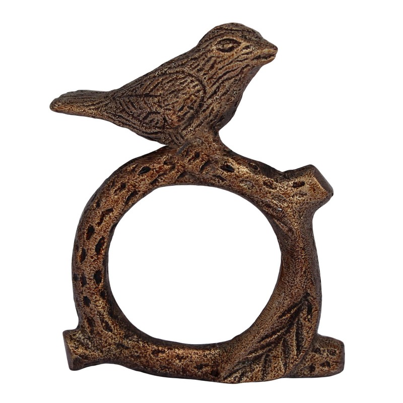ITOS365 Handmade Songbird Bird on Tree Branch - Aluminium Metal